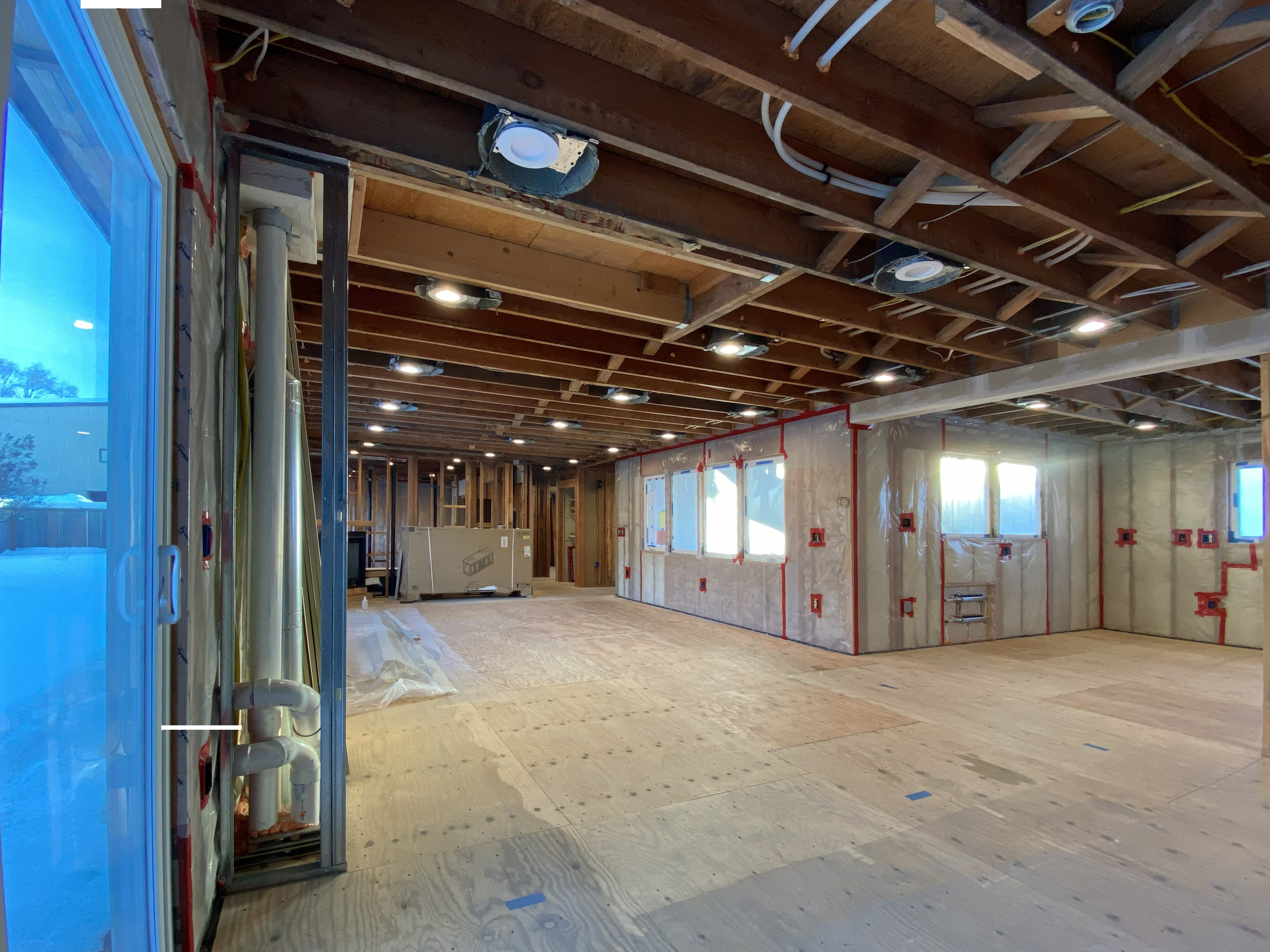 Standing in Open-concept Dining Room
