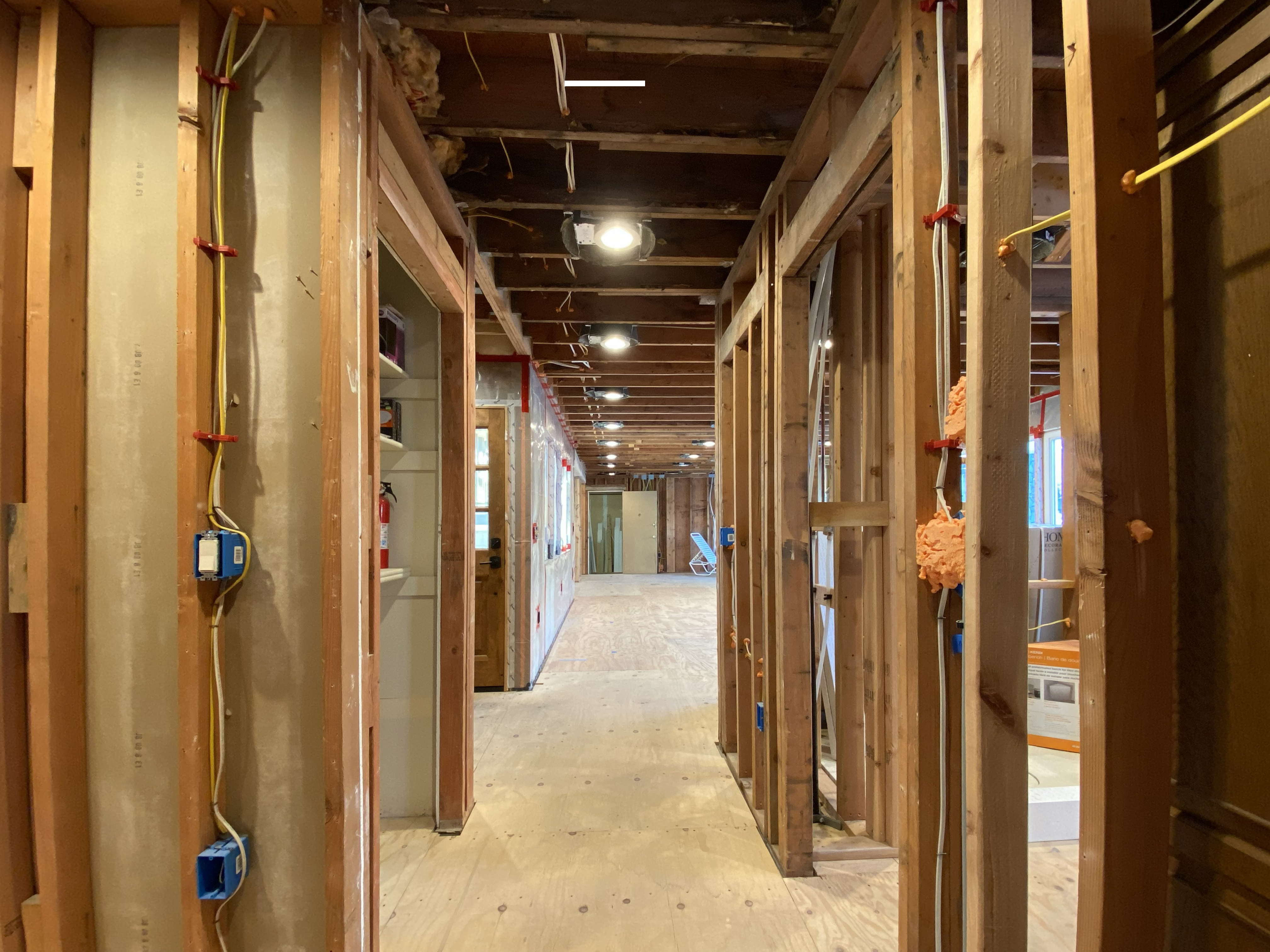 Hall - Looking from Bedrooms to Garage