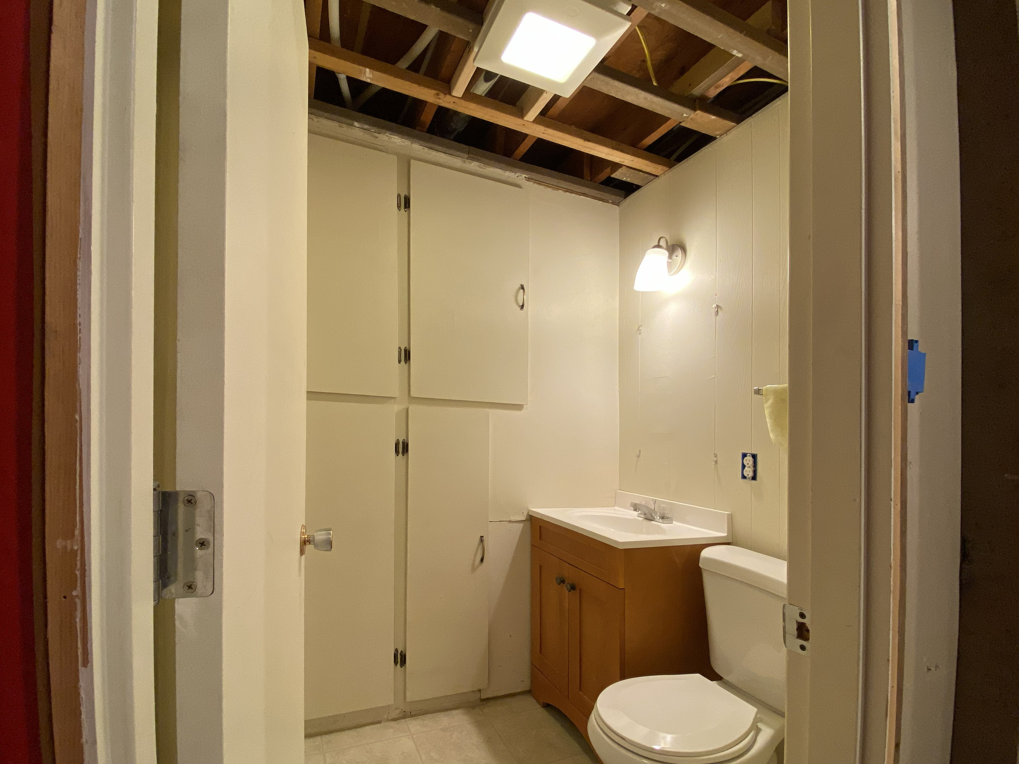 Basement Half Bath